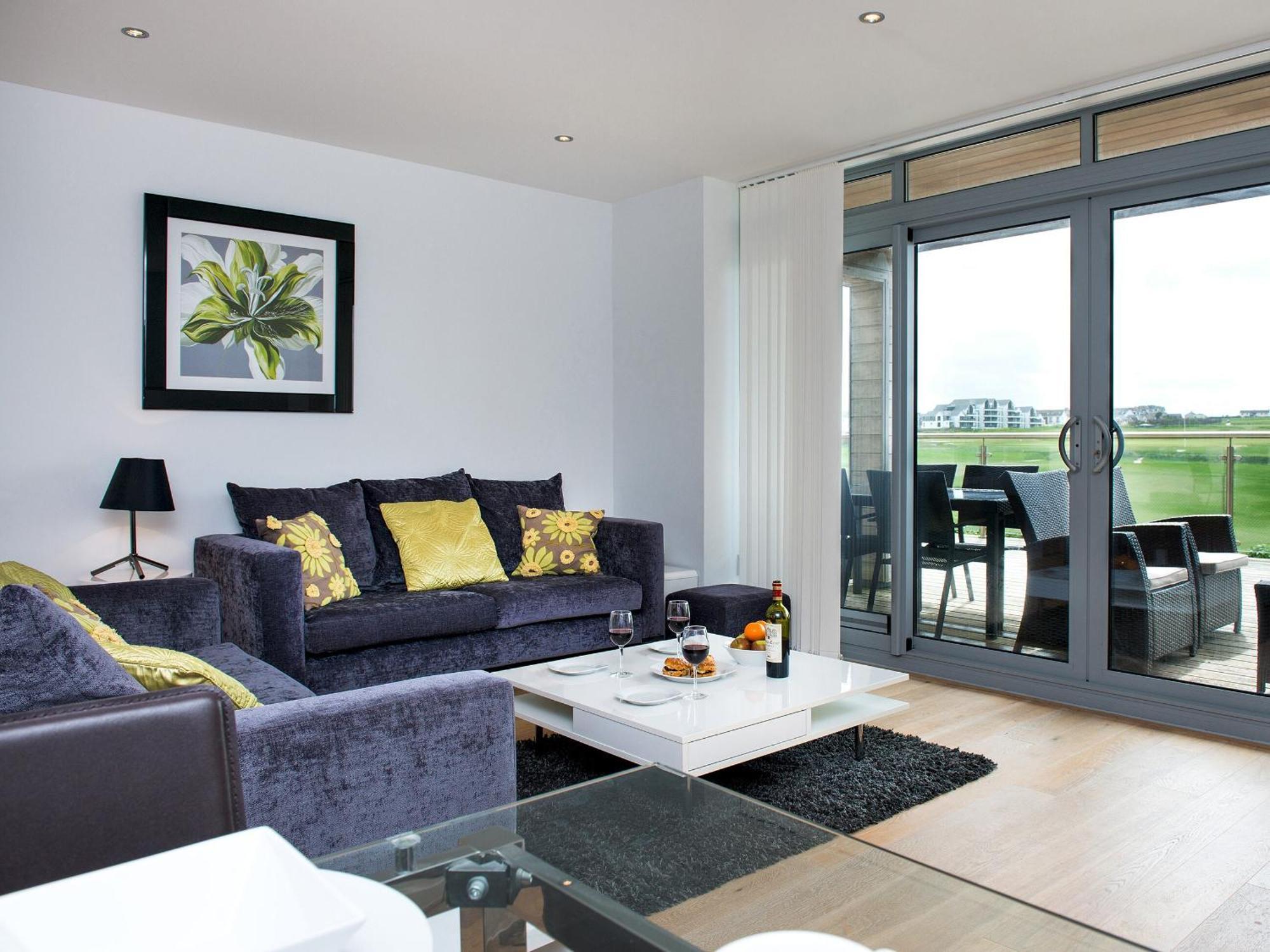 Fistral View - 3 Cribbar Apartment Newquay  Bagian luar foto
