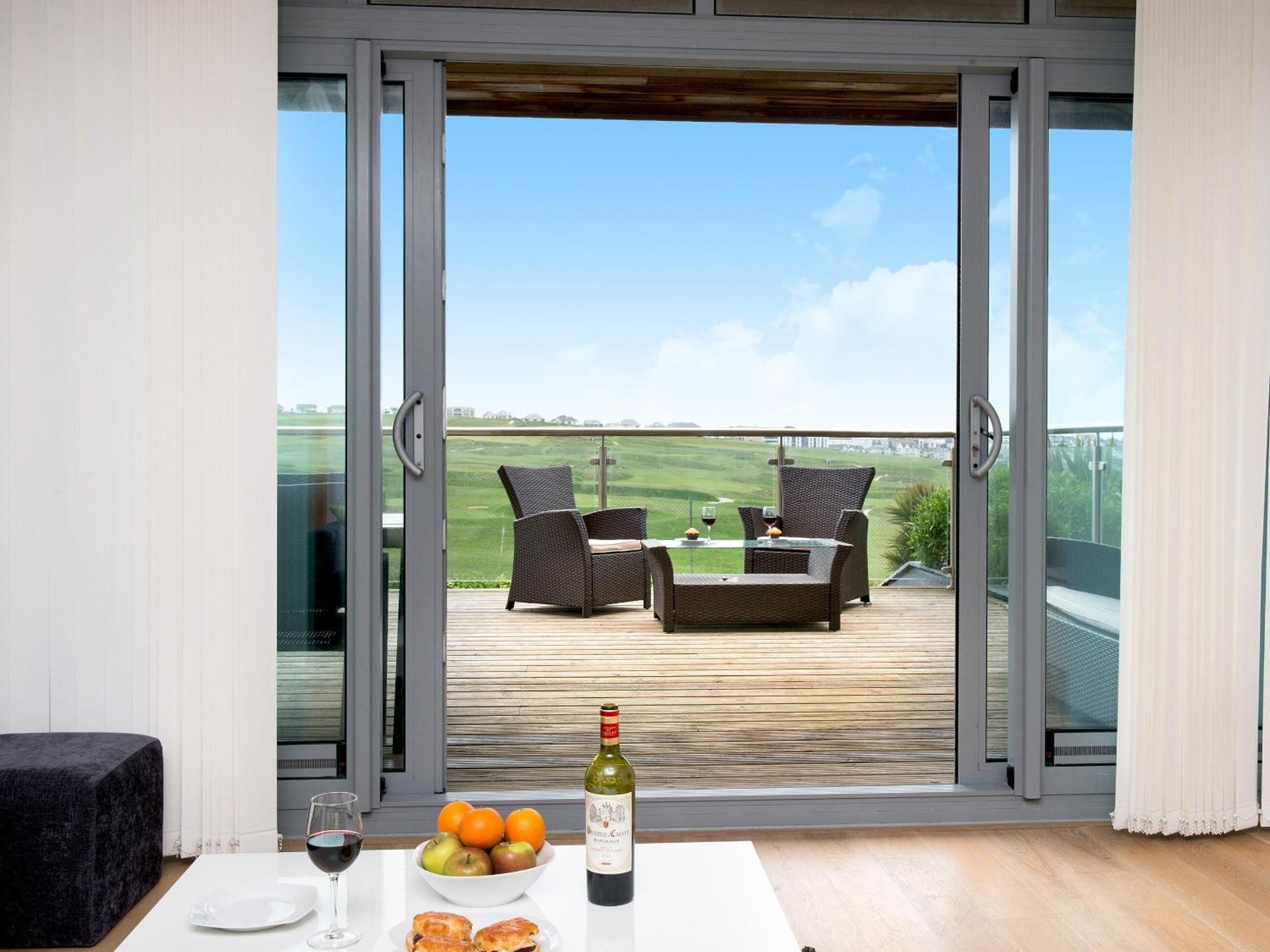 Fistral View - 3 Cribbar Apartment Newquay  Bagian luar foto